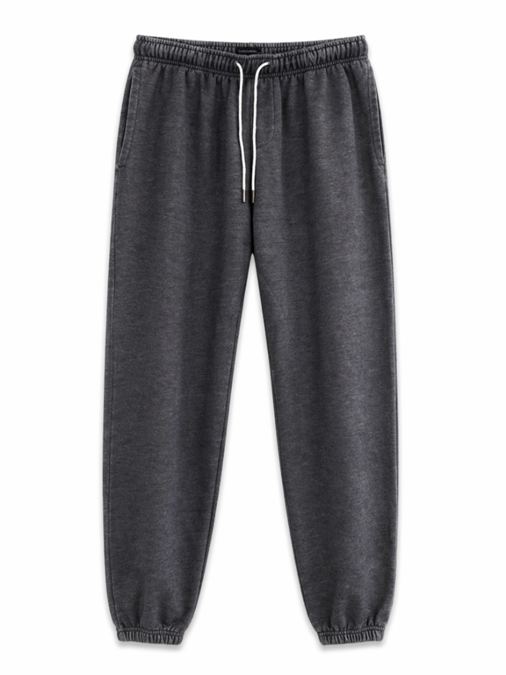 4/$20➡️ Quiksilver Charcoal Heather Drawstring Joggers – Size Medium Fair *Flaw
